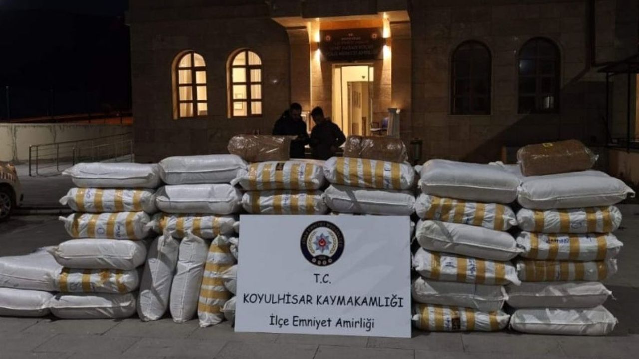 1 Ton 150 Kilogram tütün ele geçirildi: Dev kaçak tütün operasyonu!