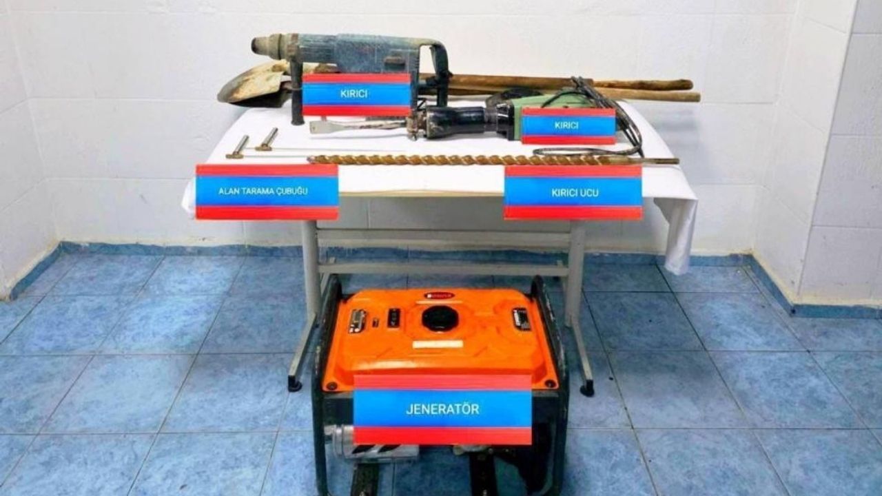 Yerköy’de kaçak kazıya Jandarma baskını: 5 Şüpheli suçüstü yakalandı