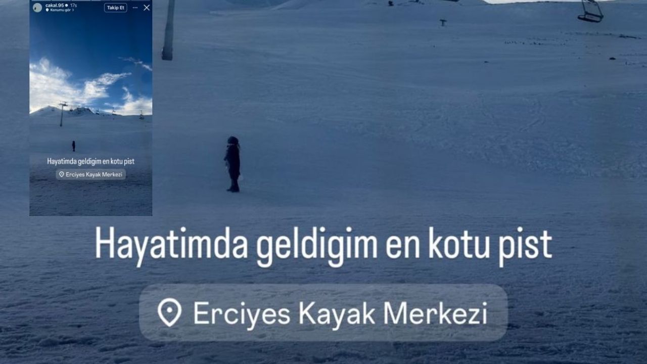 Tüm dünyanın akın akın ziyaret ettiği Erciyes'i Çakal beğenmedi!