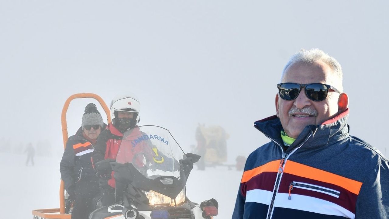 Başkan Büyükkılıç hafta sonunu Erciyes’te geçirdi: Tesisleri tek tek inceledi