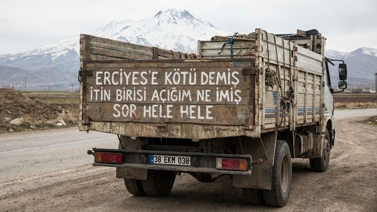 Erciyes’te teleferik arkası yazıları akımı başladı