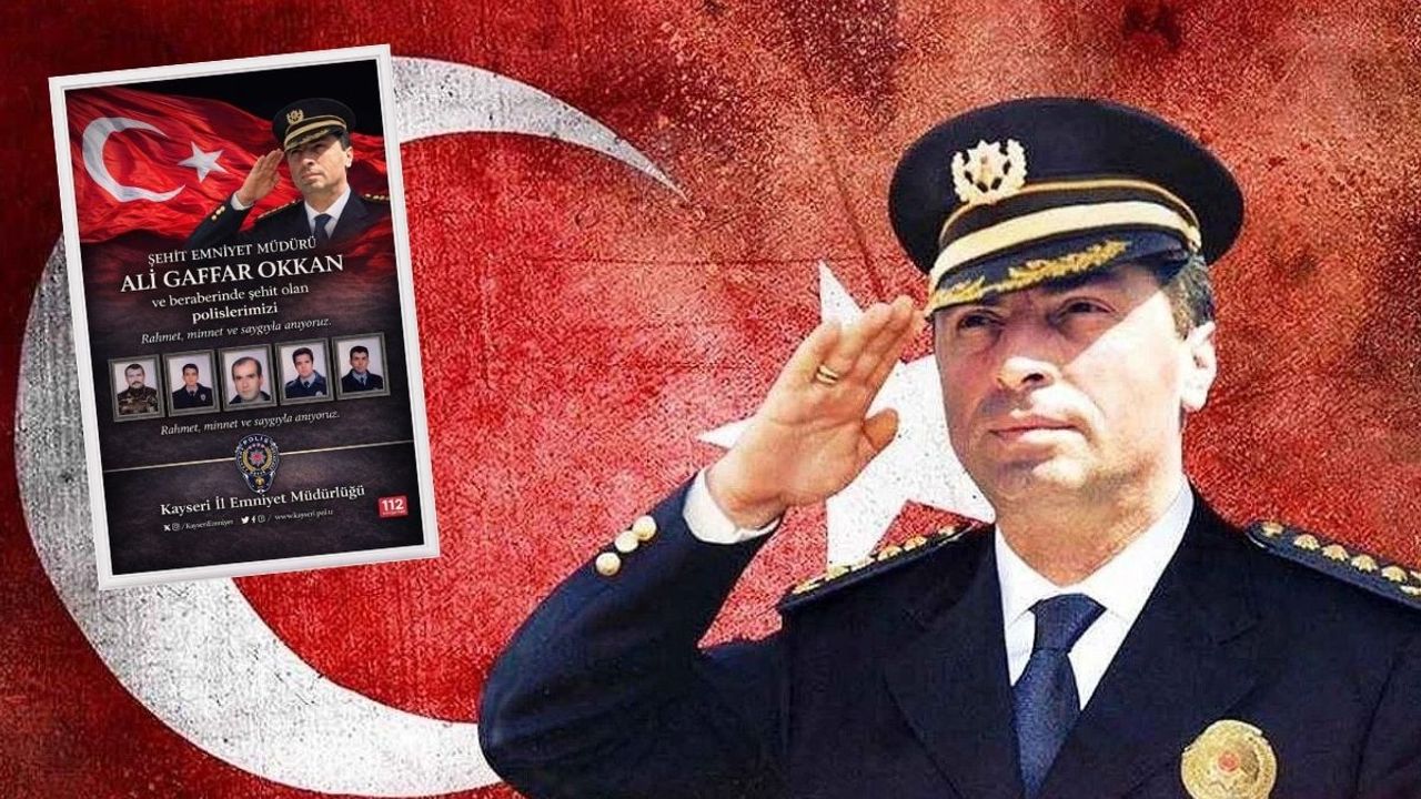 Kayseri İl Emniyet Müdürlüğü Gaffar Okkan’ı şehadet yıldönümünde andı