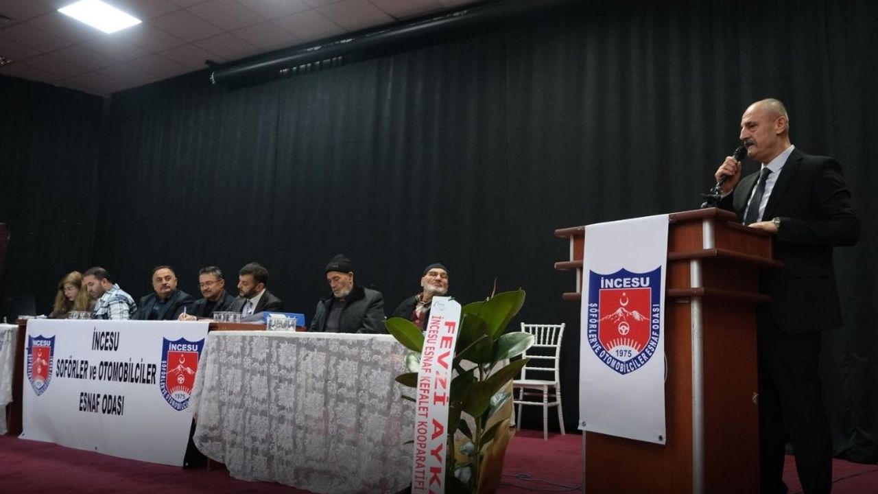 İncesu Şoförler Odası’nda Mustafa Büyüköz güven tazeledi!