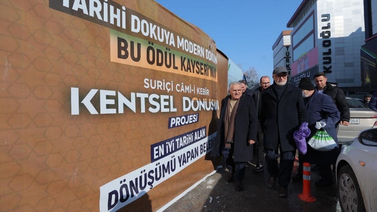 Kayseri Camikebir’de tarih yeniden ayağa kalkıyor
