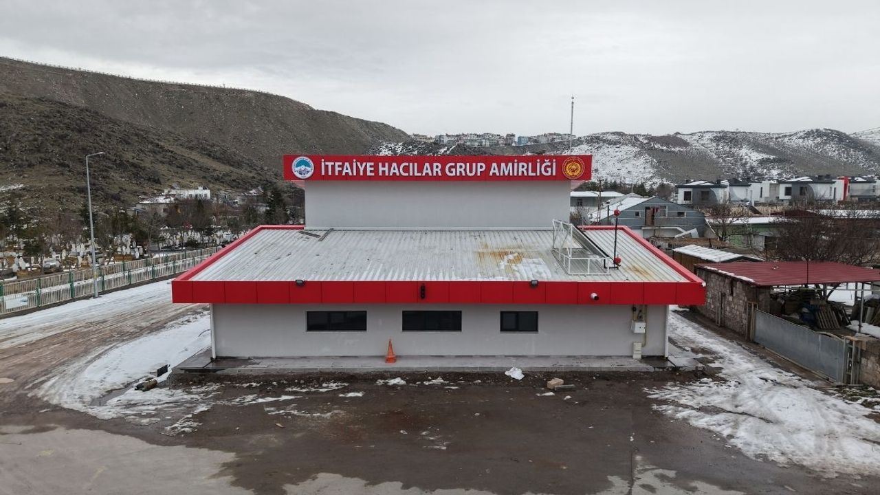 Kayseri İtfaiye Hacılar Grup Amirliği açılış için gün sayıyor