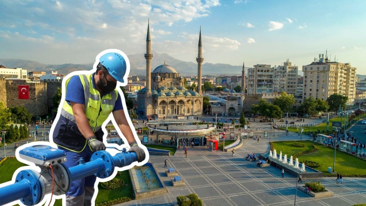 Kayseri Melikgazi ve Talas ilçelerinde içme suyu için 10 kuyu açılacak
