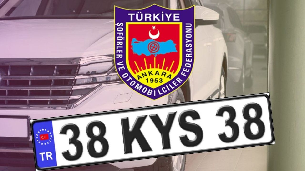 Kayseri’de plaka basımında yeni dönem başlıyor: Artık parayla plaka bastırılamayacak