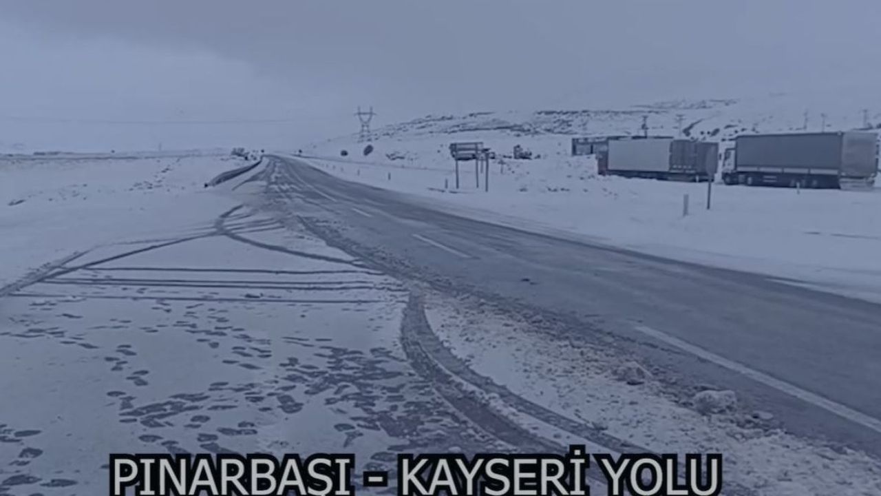 Kayseri’de bazı yollar kapandı
