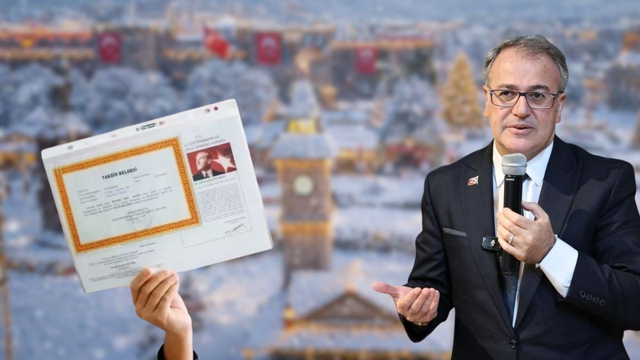 Kayseri’de karnesini alan öğrenciler soluğu Hacılar’da alacak