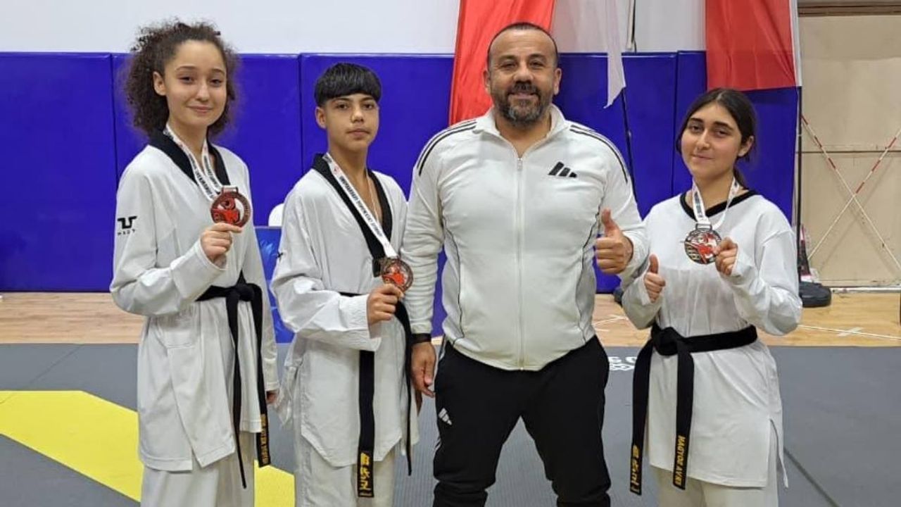 Kayserili Taekwondocular Alanya’da fırtına estirdi