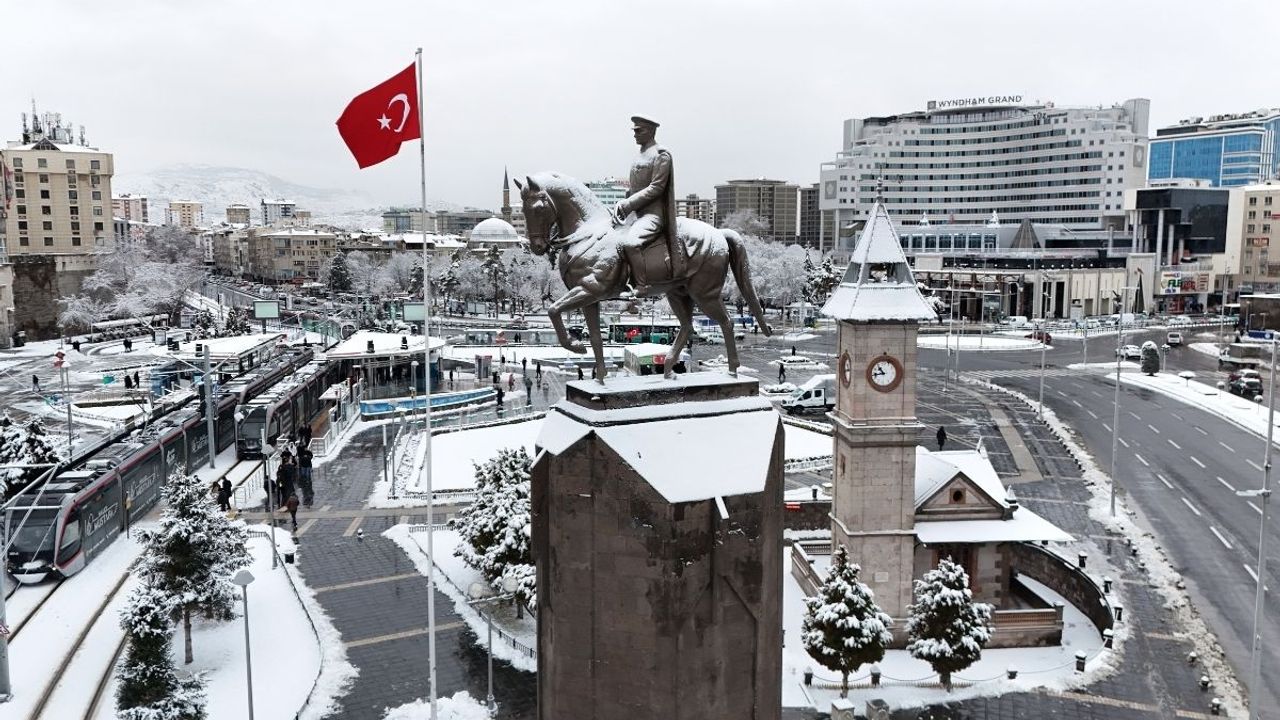 Kayseri’nin en soğuk yeri Tomarza oldu