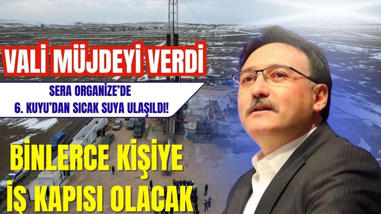 Vali Çiçek müjdeyi duyurdu! Sera Tarım Bölgesi istihdamda önemli rol oynayacak