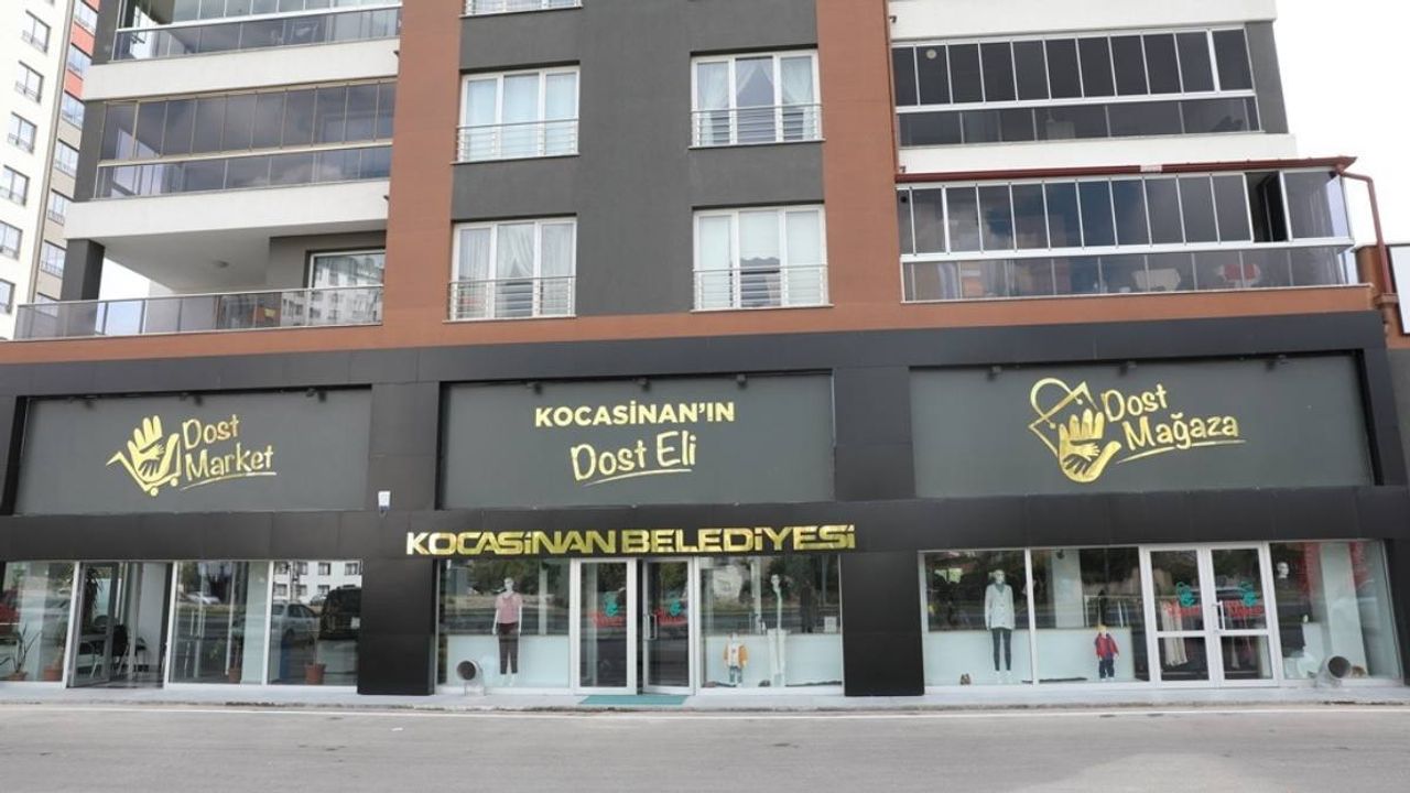 Kocasinan’da Dost Market ve Dost Mağaza'da para geçmiyor!