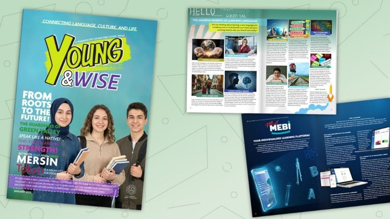 Lise öğrencilerine yönelik ‘Young and Wise’ dergisinin ilk sayısı yayımlandı