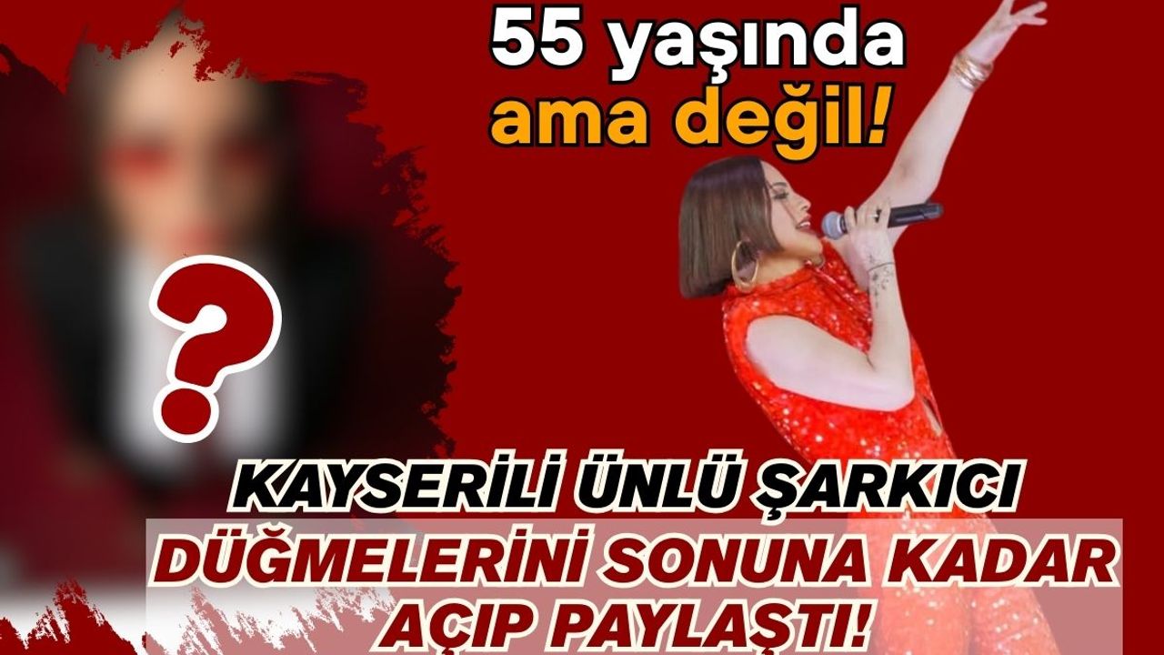 55 yaşındaki Kayserili şarkıcı düğmelerini sonuna kadar açtı! Cesur pozlarına yorum yağdı