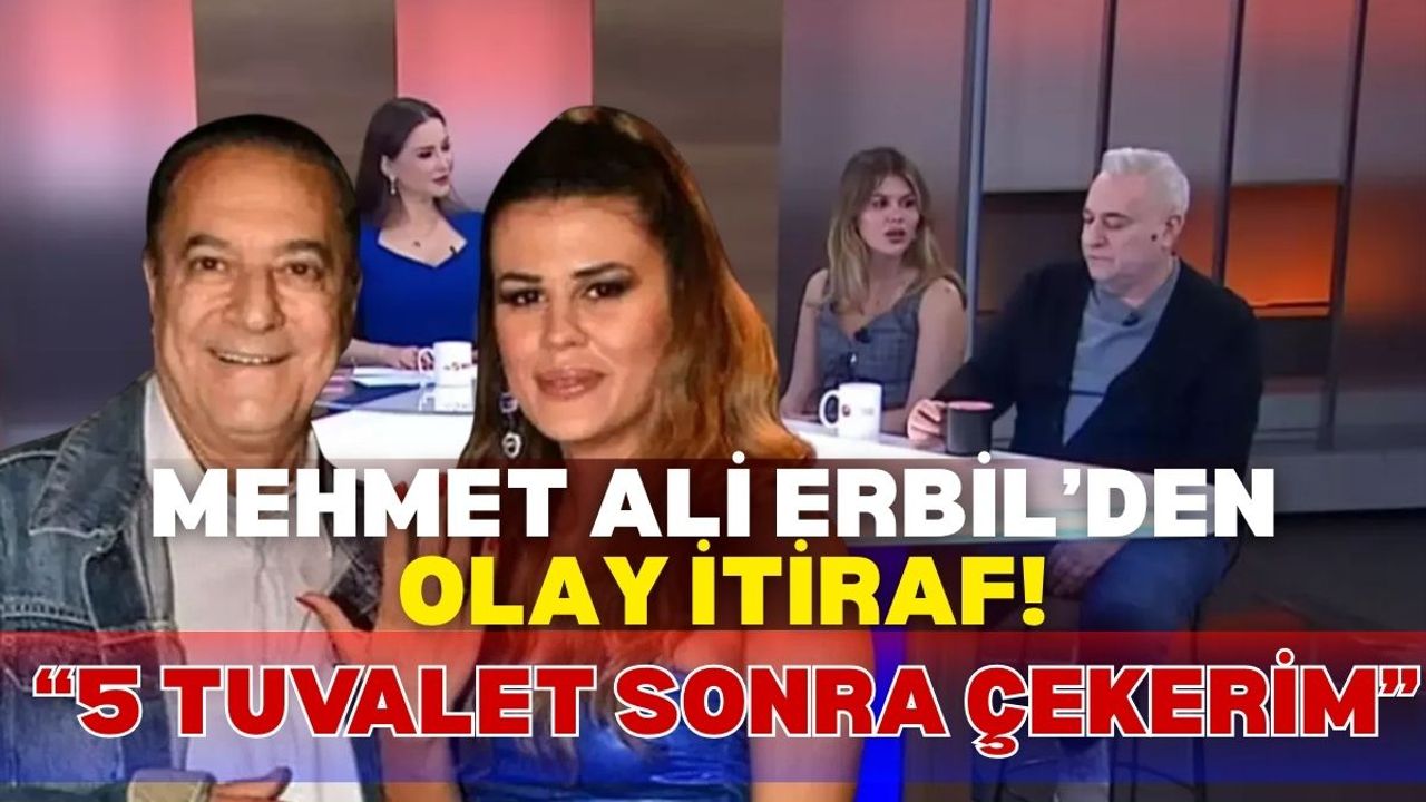 Mehmet Ali Erbil'den şaşırtan itiraf: Sifonu 5 tuvalet sonra çekerim!