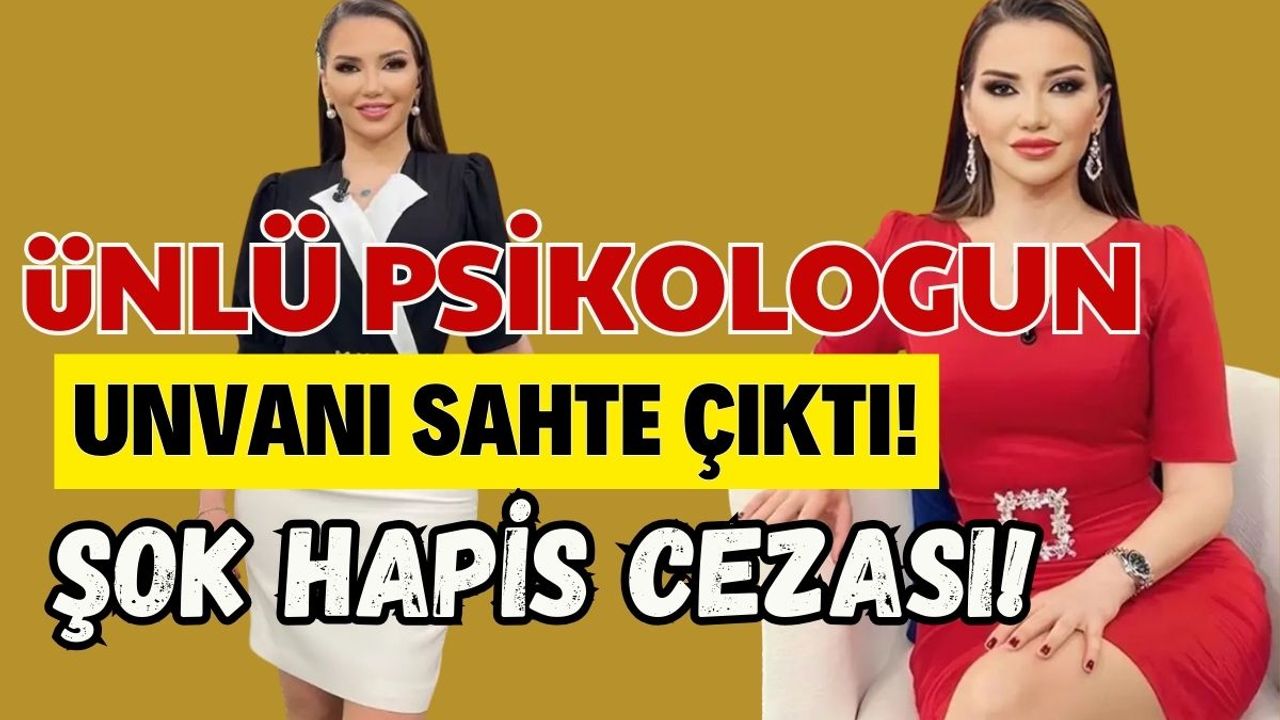 Ünlü psikolog Esra Ezmeci’nin unvanı sahte çıktı!