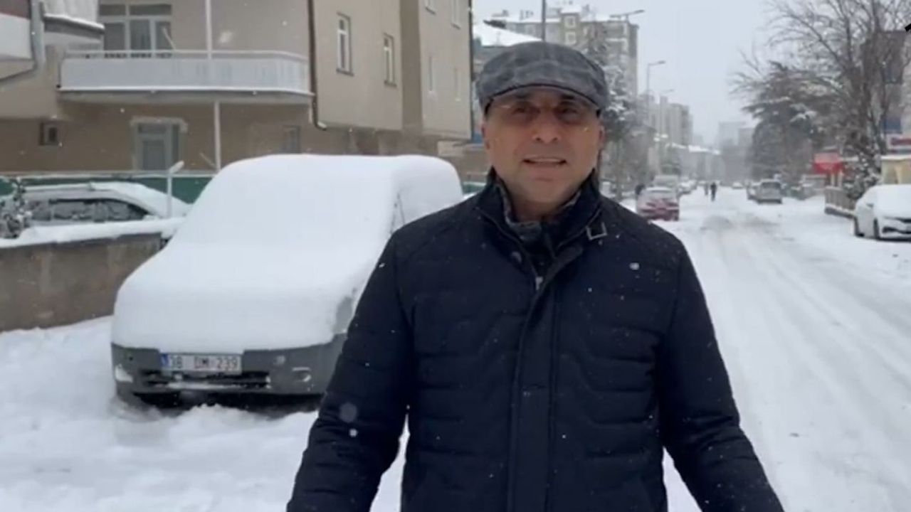 Aşkın Genç’ten Kayseri'de kar eleştirisi! 'Sorun kar değil, Yönetim'
