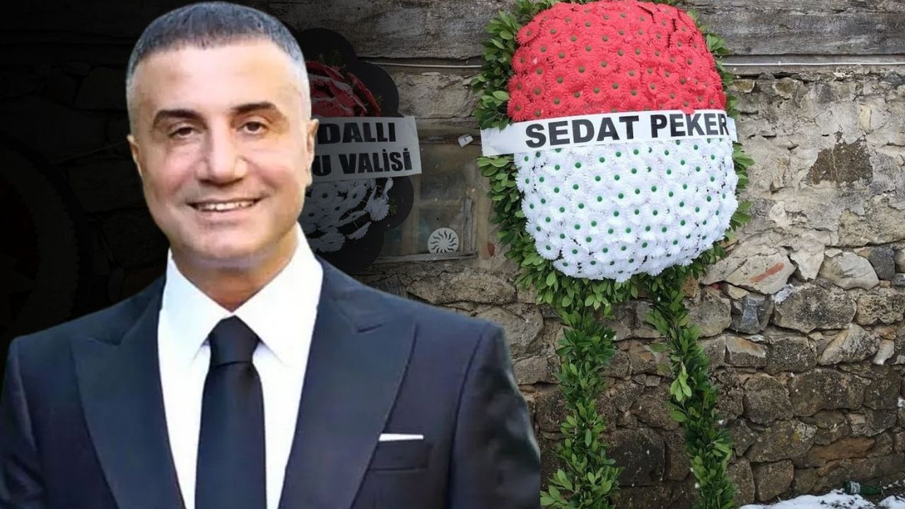 Sedat Peker Kayserili Ferdi Çatal'ın cenazesine çelenk gönderdi