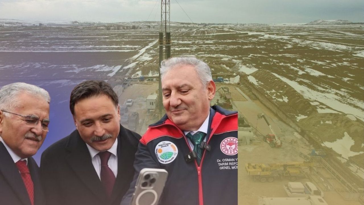 Kayseri Sera Organize Tarım Bölgesi'nde 6. kuyu! Enerji ve altyapıda imzalar atıldı