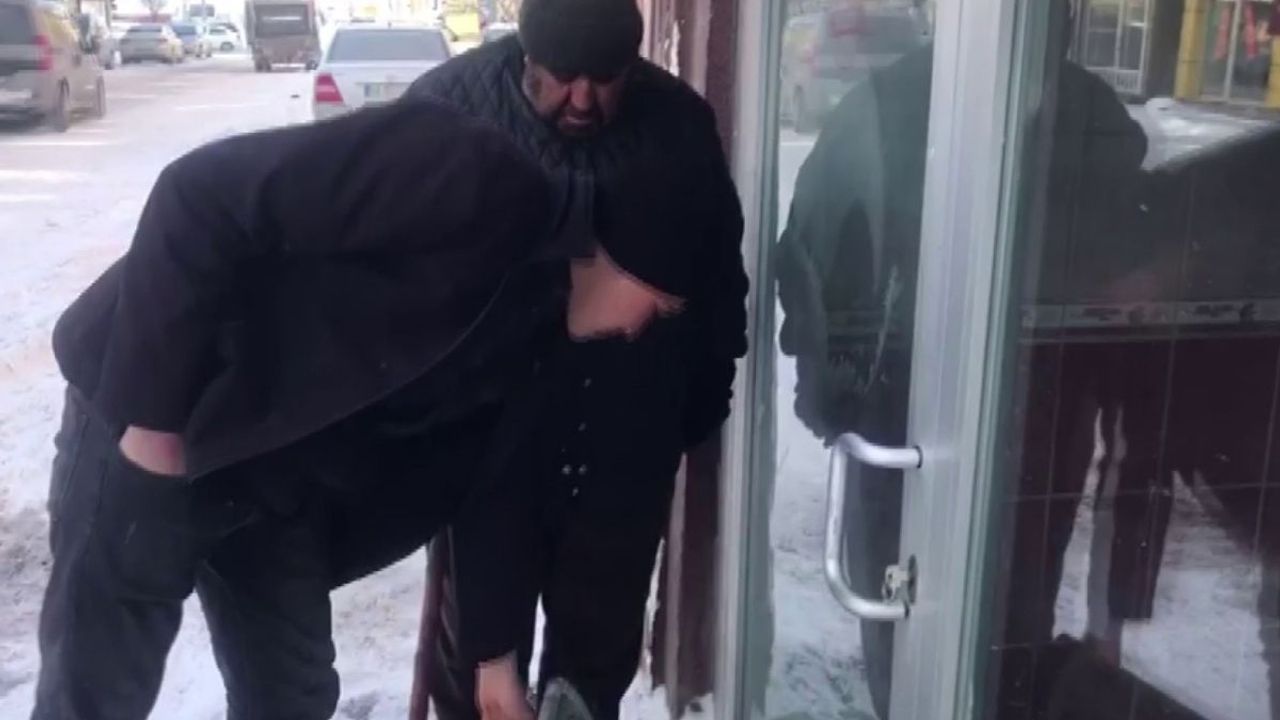 Kapıyı anahtar değil ısıtıcı açtı!