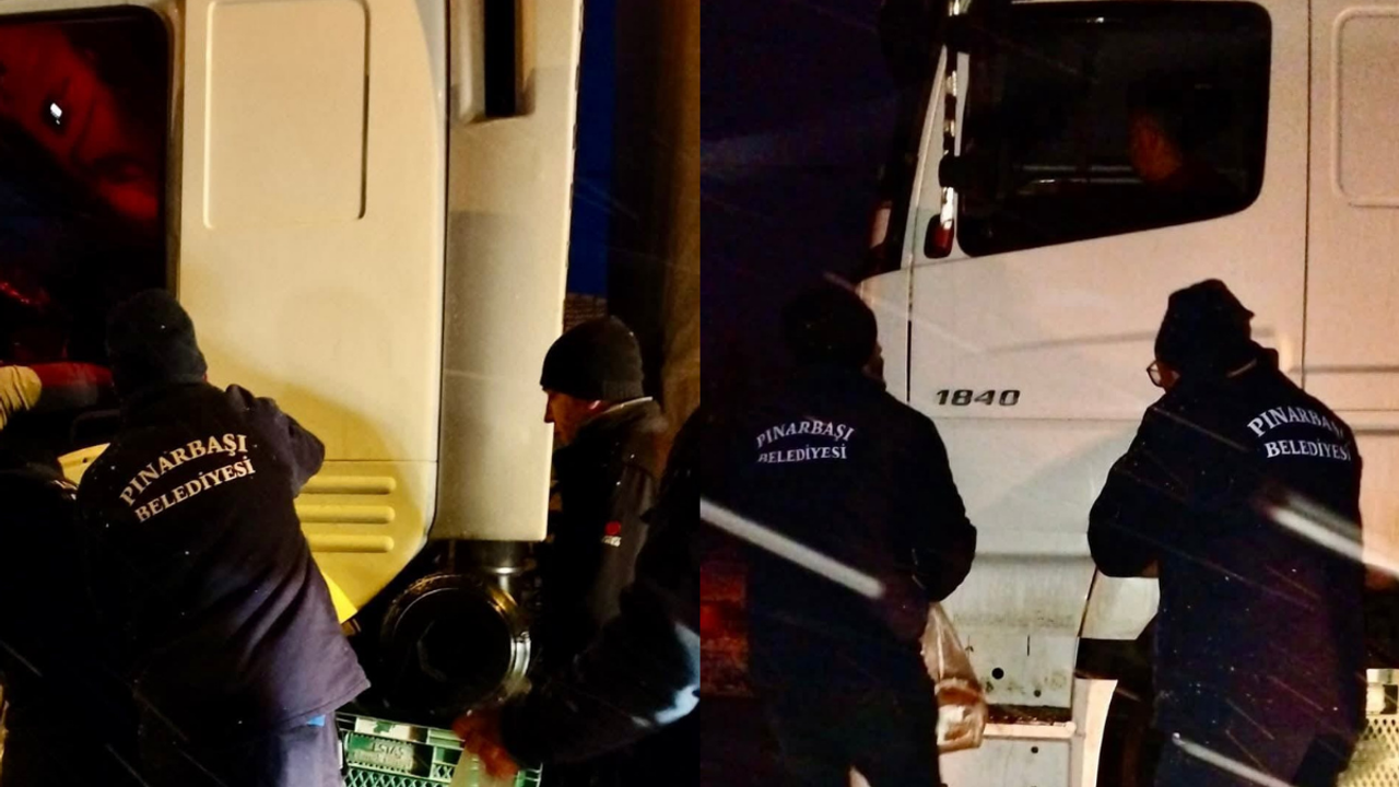 Kayseri'de yolda kalanlara sıcak çorba ikramı yapıldı!