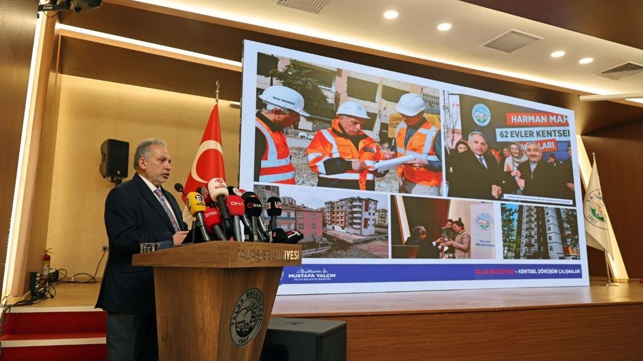 Talas'a 2026 yılında yapılacak yatırımlar anlatıldı