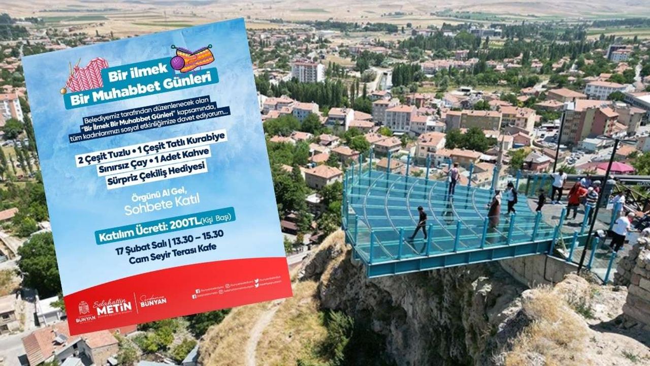 Bünyan’da kadınlar için 'Bir ilmek bir muhabbet günleri' başlıyor