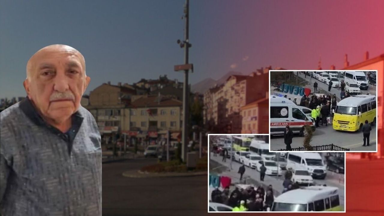 Develi’de minibüsten düşen yaşlı adam hayatını kaybetti