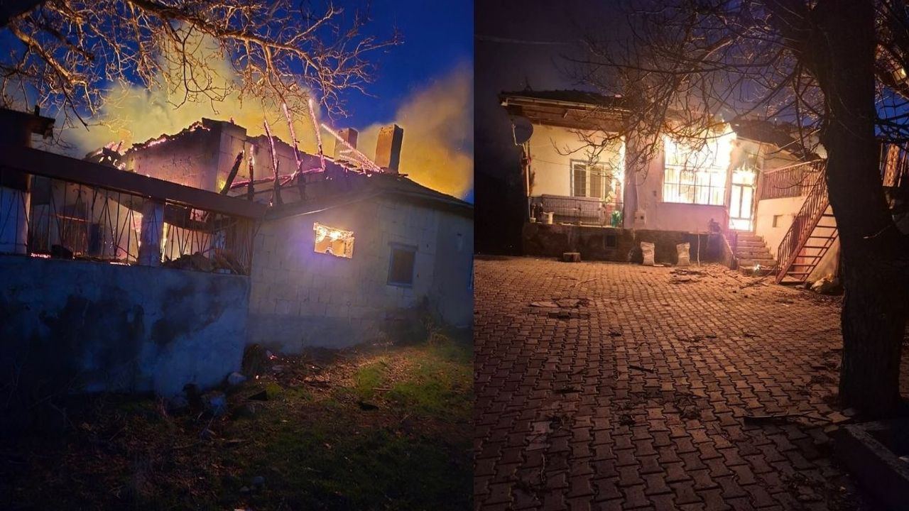 Felahiye’de yangın! Müstakil ev alevlere teslim oldu