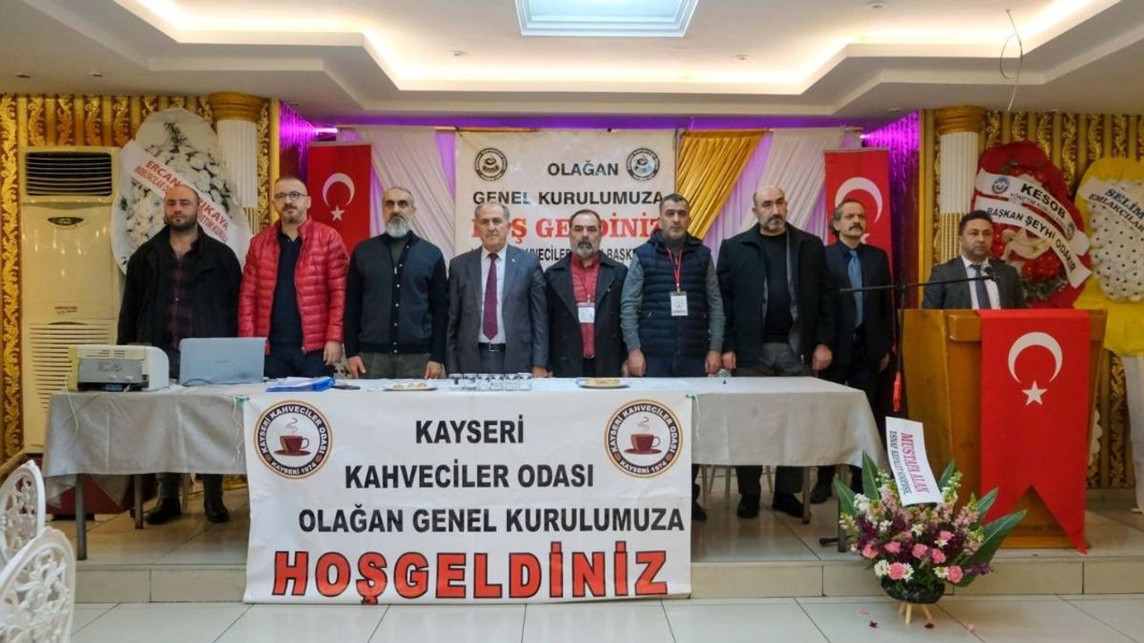 Kahveciler Odası Seçimli Olağan Genel Kurulu tamamlandı