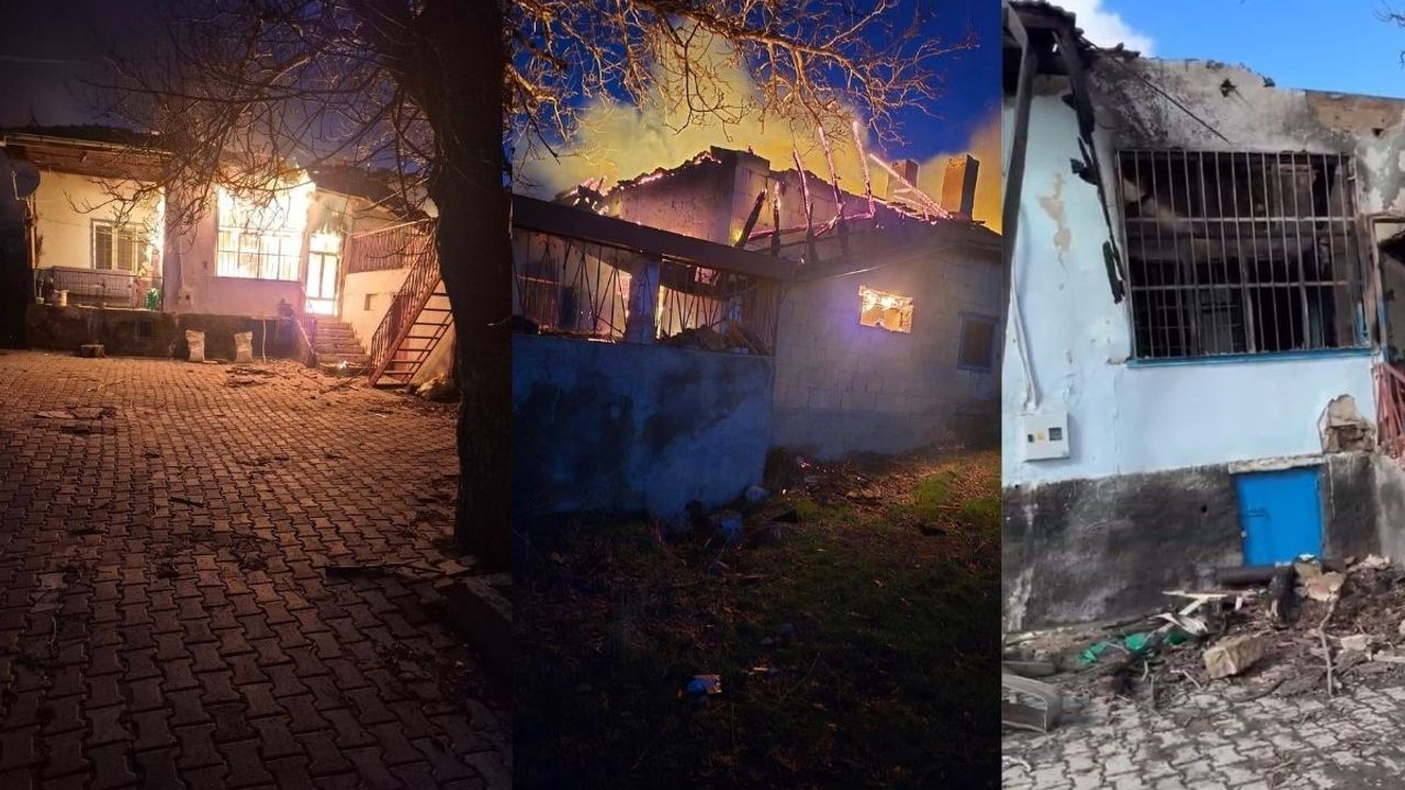 Kayseri Felahiye’de yangın mağduru aileye destek kampanyası