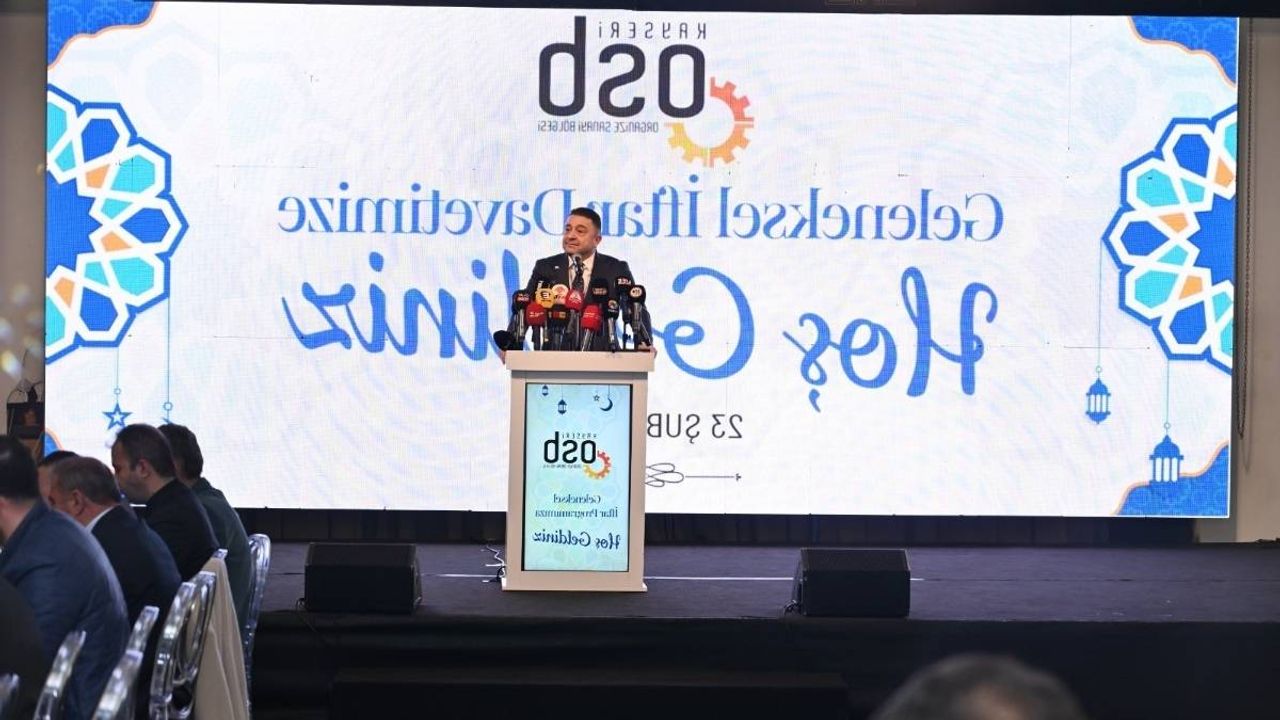 Kayseri OSB Başkanı Mehmet Yalçın, ‘’ Göreve geldiğimizde OSB’nin kasasında hiçbir şey yoktu’’