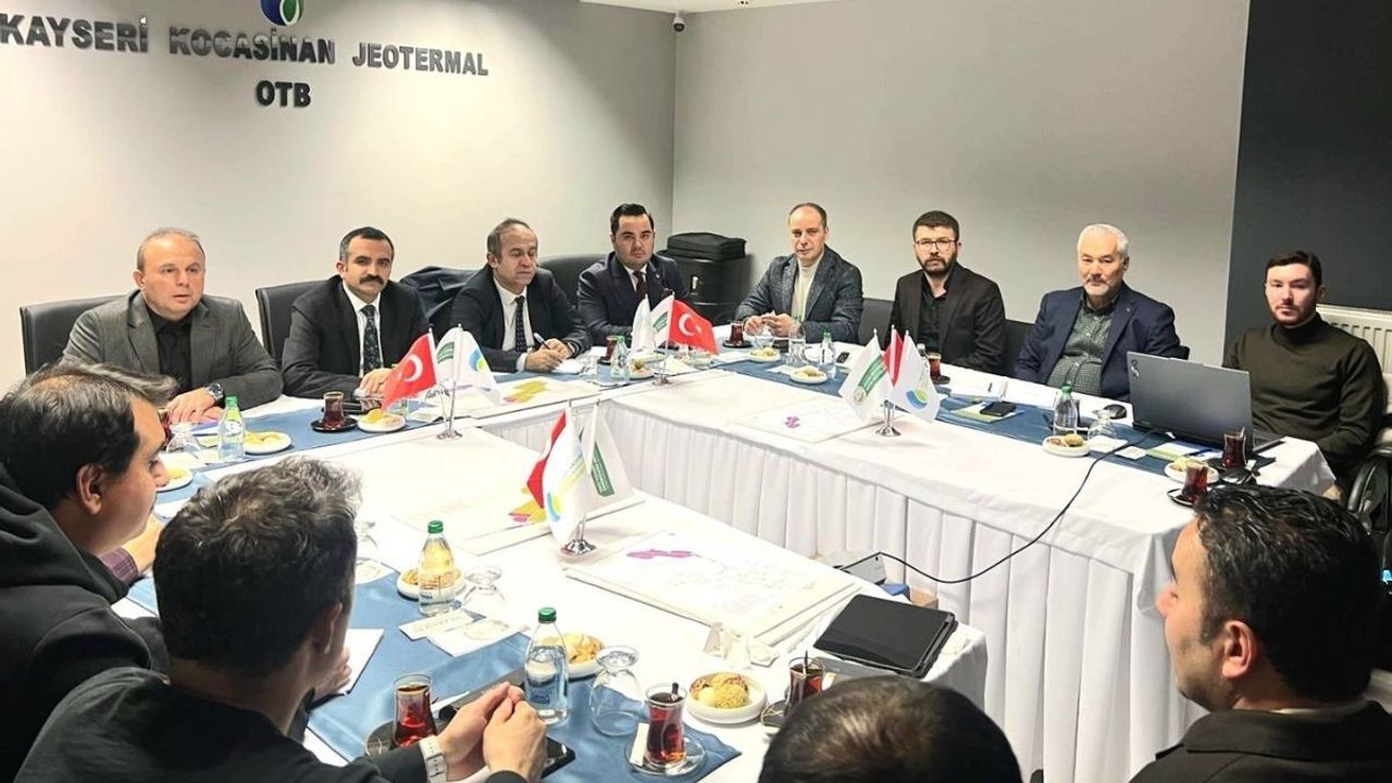 Kayseri OTB’de gece yarısı mesaisi sonrası saha incelemesi: Jeotermal Sera Projesinde kritik toplantı