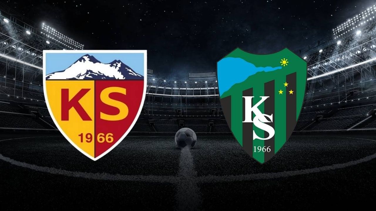 Kayserispor Kocaelispor maçının ilk 11’leri belli oldu
