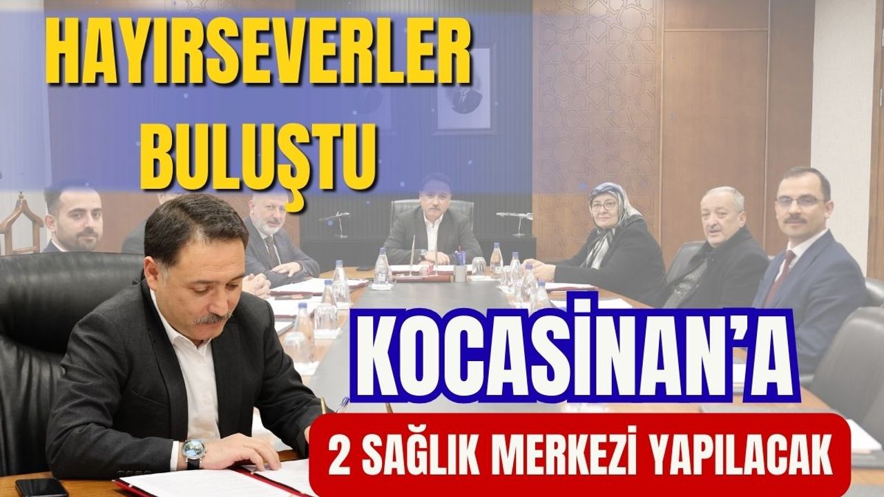 Vali Gökmen Çiçek imzaladı: Kocasinan’a iki Aile Sağlığı Merkezi yapılacak