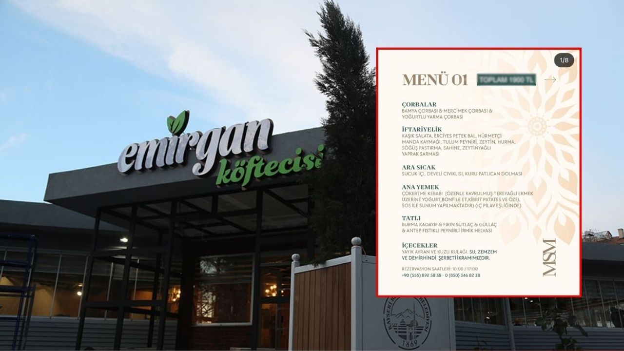 KAYTUR sayıştay raporlarında çıkan zararı iftar menülerine mi yansıttı?