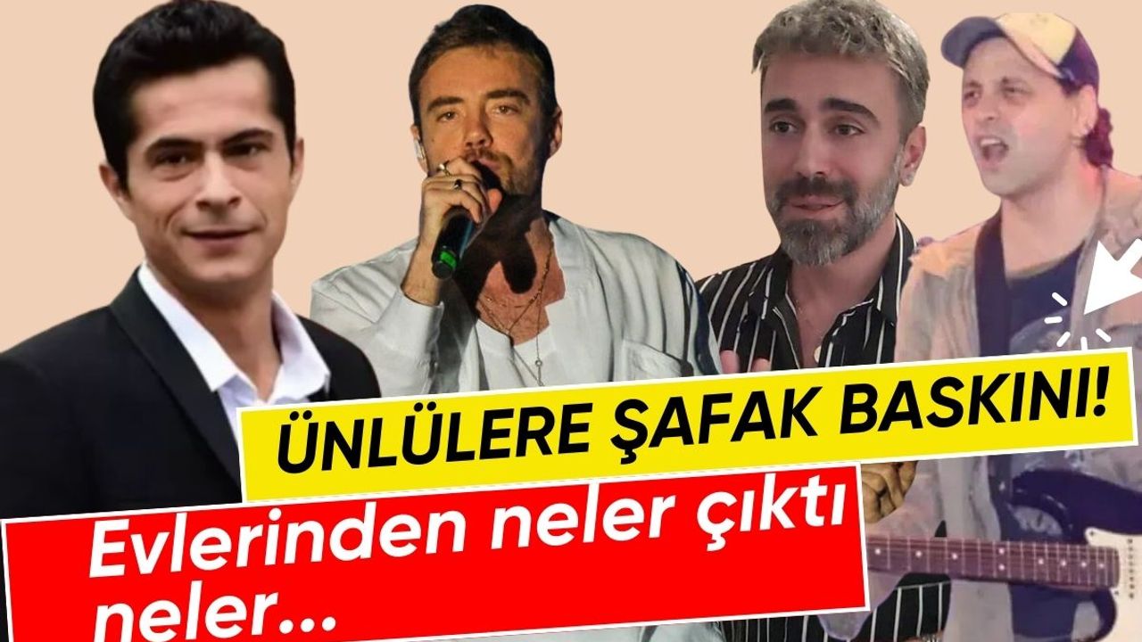Ünlülere şafak operasyonu! Murat Dalkılıç, Kaan Tangöze, Kemal Doğulu ve İsmail Hacıoğlu gözaltına alındı