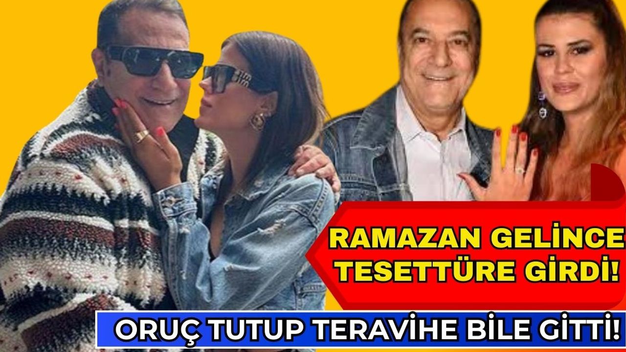 Mehmet Ali Erbil’in eşi Ramazan gelince tesettüre girdi! Oruç tutup teravihe bile gitti!