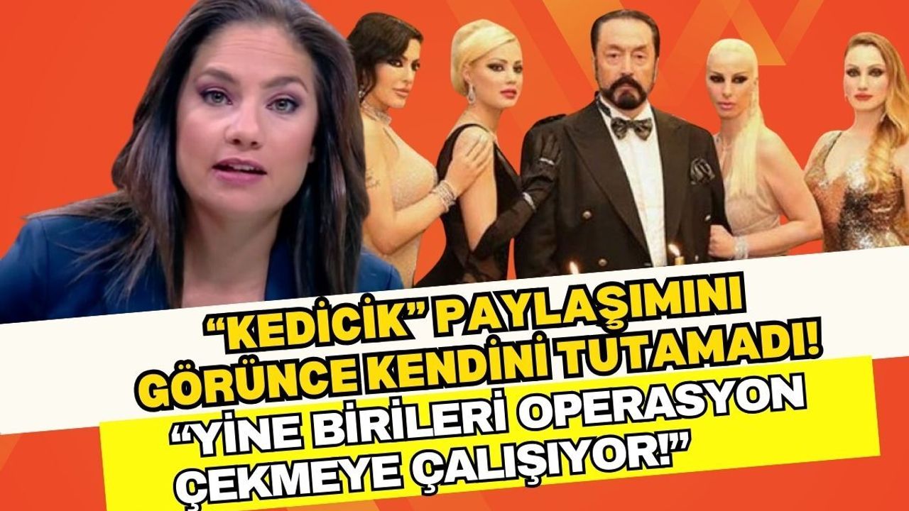 Nevşin Mengü kedicik paylaşımını görünce kendini tutamadı: Adnan Oktar ile hiçbir işim olamaz!