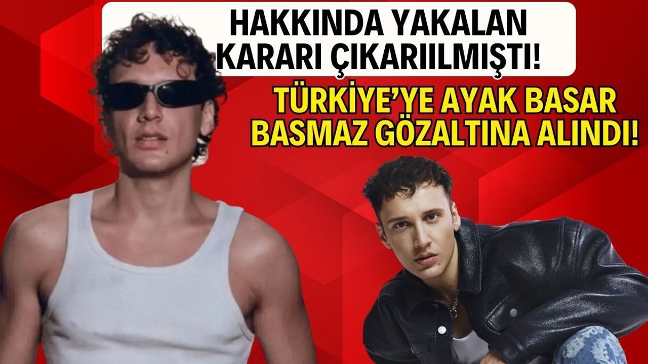 Ünlü şarkıcı Edis Türkiye'ye gelir gelmez gözaltına alındı!