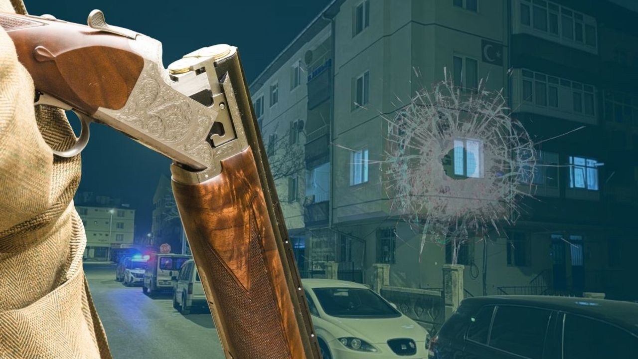 Kayseri’de pompalı tüfekle ev kurşunlandı