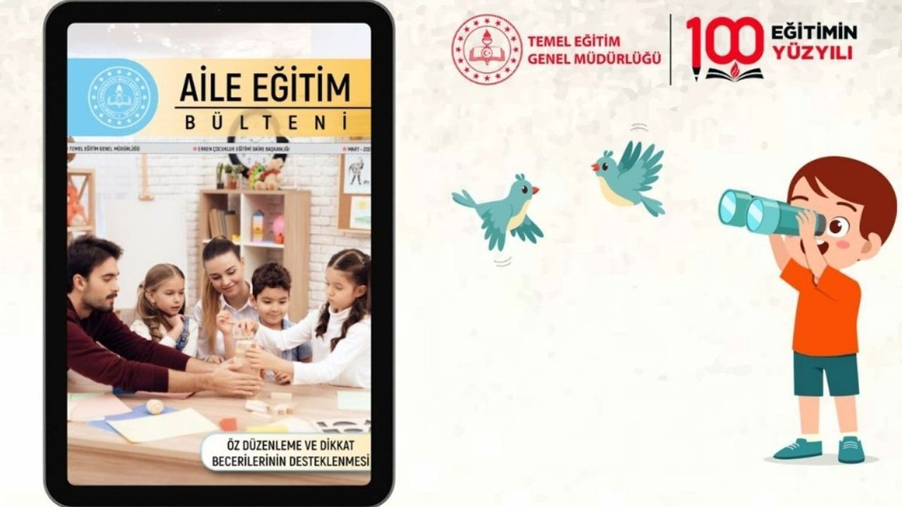 Aile eğitim bülteni mart sayısı yayımlandı
