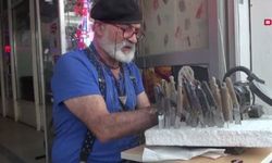  Sivas'ın 'Şirin Babası', 24 yıldır bıçak üretiyor !