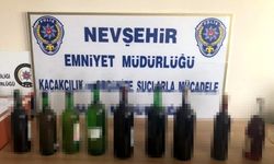 Nevşehir'de 648 şişe kaçak şarap ele geçirildi