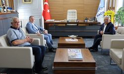 Başkan Büyükkılıç'tan Hacılar Belediye Başkanı Özdoğan'a Ziyaret