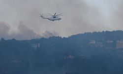 Hatay’daki Orman Yangınına Havadan Müdahale Devam Ediyor