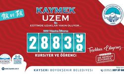 KAYMEK UZEM ile 28 Bin 838 Öğrenciye Ücretsiz Eğitim