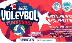 30 Ağustos Zafer Kupası Voleybol Turnuvası Kayıtları Başladı
