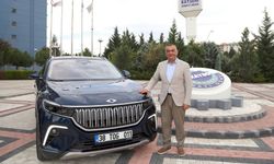 Türkiye’nin ilk yerli otomobili Togg, KAYSO'ya teslim edildi